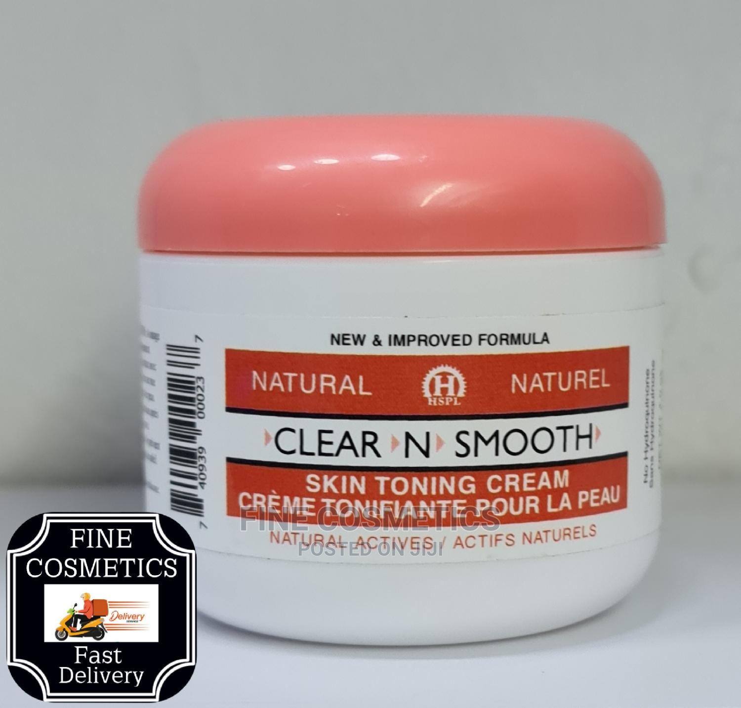 clear and smooth cream