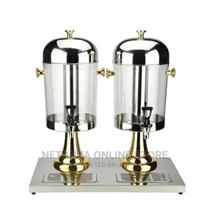 Double Non-Electric Juice Dispenser.