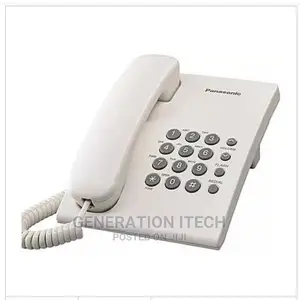 Panasonic Single Line KX-TS500MX Corded Phone - White