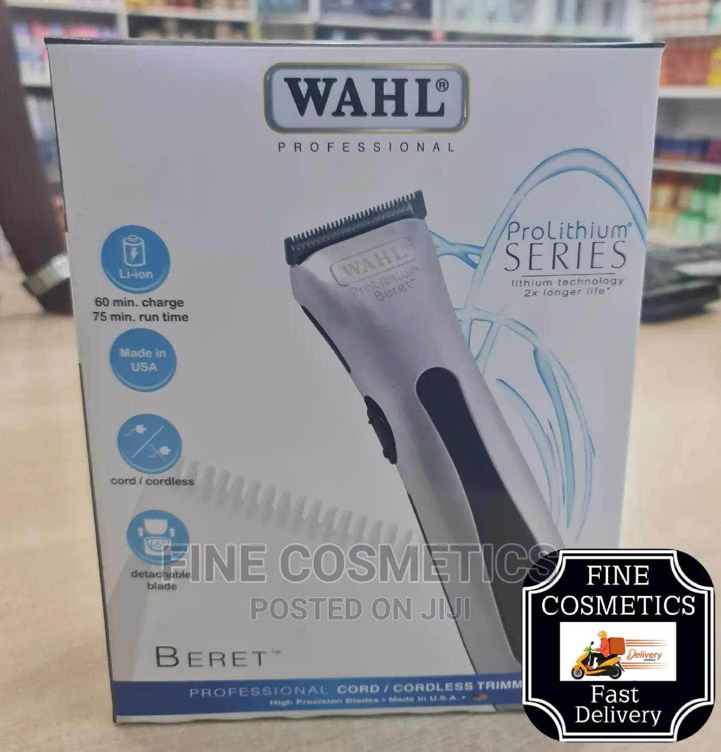 Wahl Pro Lithium Trimmer, Good for Barbers + Home Use Shaver