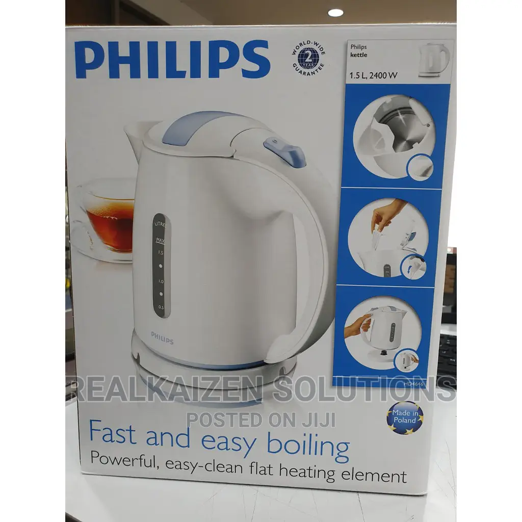 Poland Original Philips 1.5L Cordless Electric Kettle 2400W