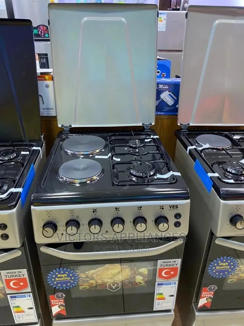 Yes 2gas + 2electric Oven With a Standing Electric Oven
