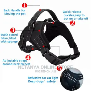 Pet Dog Soft Adjustable Harness.
