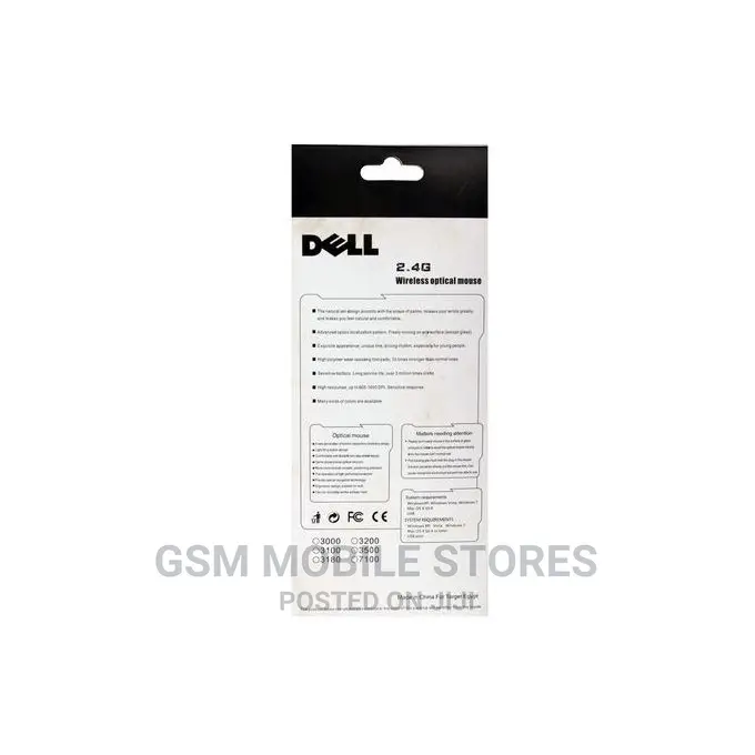 Original DELL Wireless Mouse - 2.4 Ghz - Black