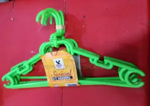 Swivel /Fp Plastic Hangers 360° Rotation - 12 Pieces