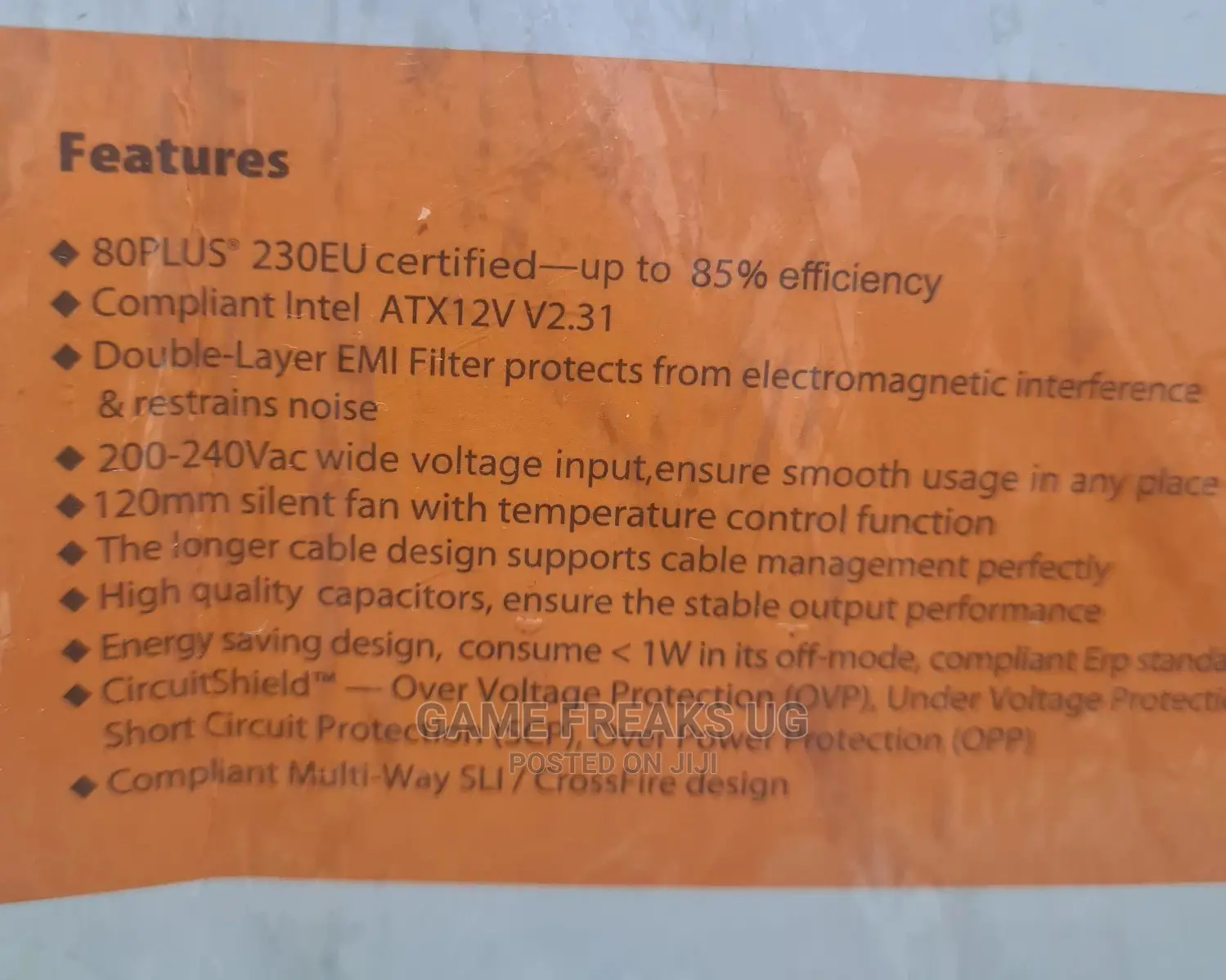 Pc Power Supply 500w Gaming