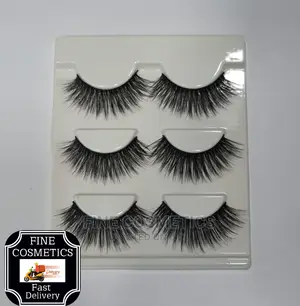 3pairs Makeup Hand-made Dramatic Long Eye Lashes Reusable
