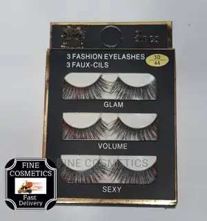 3pairs Makeup Hand-made Dramatic Long Eye Lashes Reusable