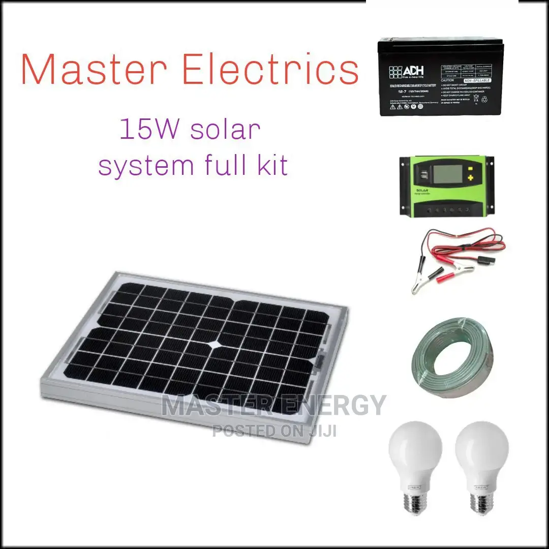 15W Panel Solar System Full Kit