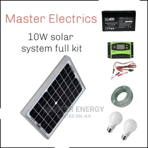 10W Panel Solar System Full Kit