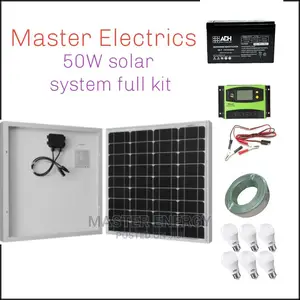 50W Panel Solar System Full Kit