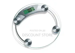 Digital Camry Round Glass Bathroom Weighing Scales