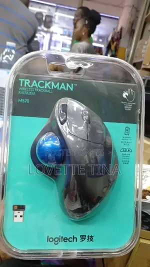 Trackman Logitech Wireless Mouse