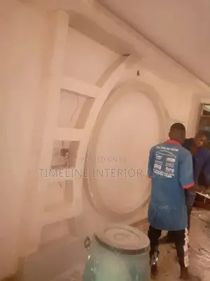 TV Wall Unit Gypsum Installation