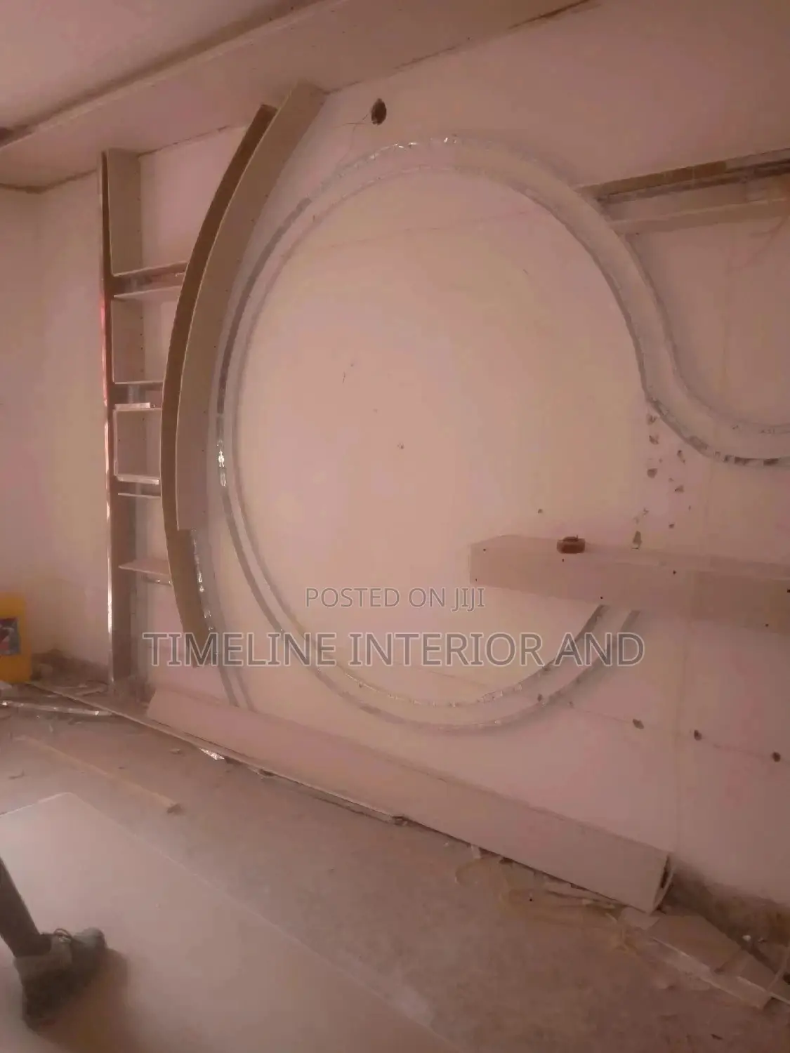 TV Wall Unit Gypsum Installation