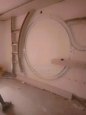 TV Wall Unit Gypsum Installation