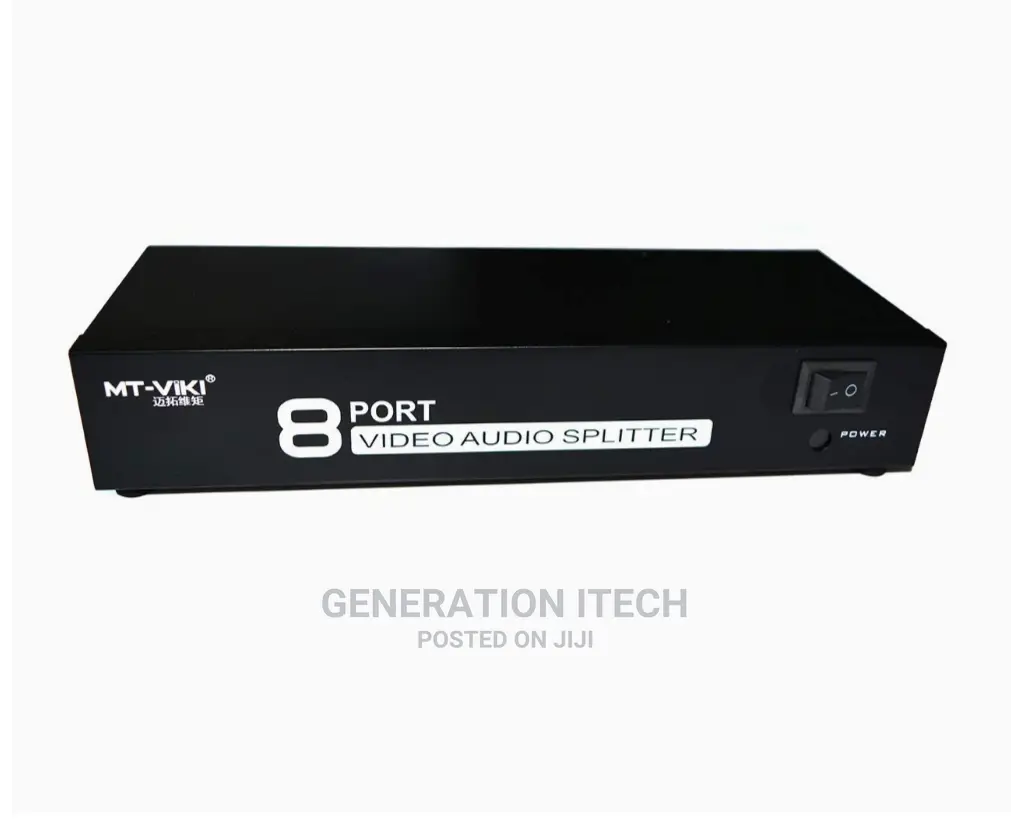 Av Splitter 8 Way - Rca Audio and Video Splitter -1 in 8 Out