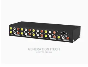 Av Splitter 8 Way - Rca Audio and Video Splitter -1 in 8 Out