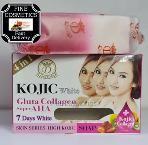KOJIC White Gluta Collagen 7 Days Super AHA Whitening Soap
