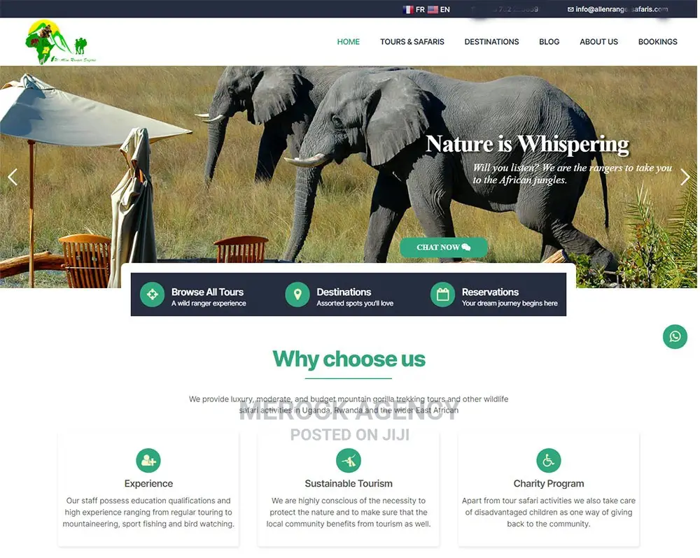 Tourism,Travel Agency Website Development and Designing