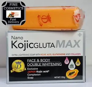 Nano Kojic Gluta Max Face + Body Double Extra Whitening Soap