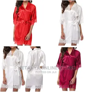 Lace Robe Sleep Wear.