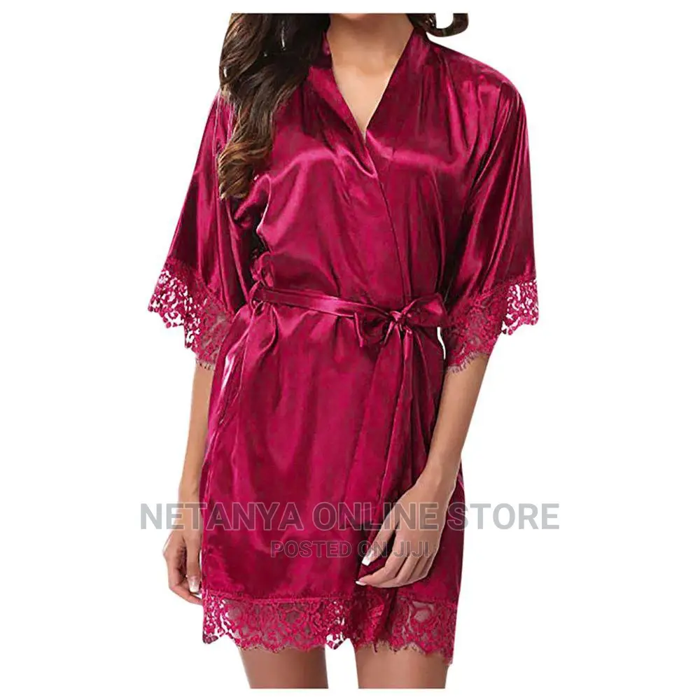 Lace Robe Sleep Wear.