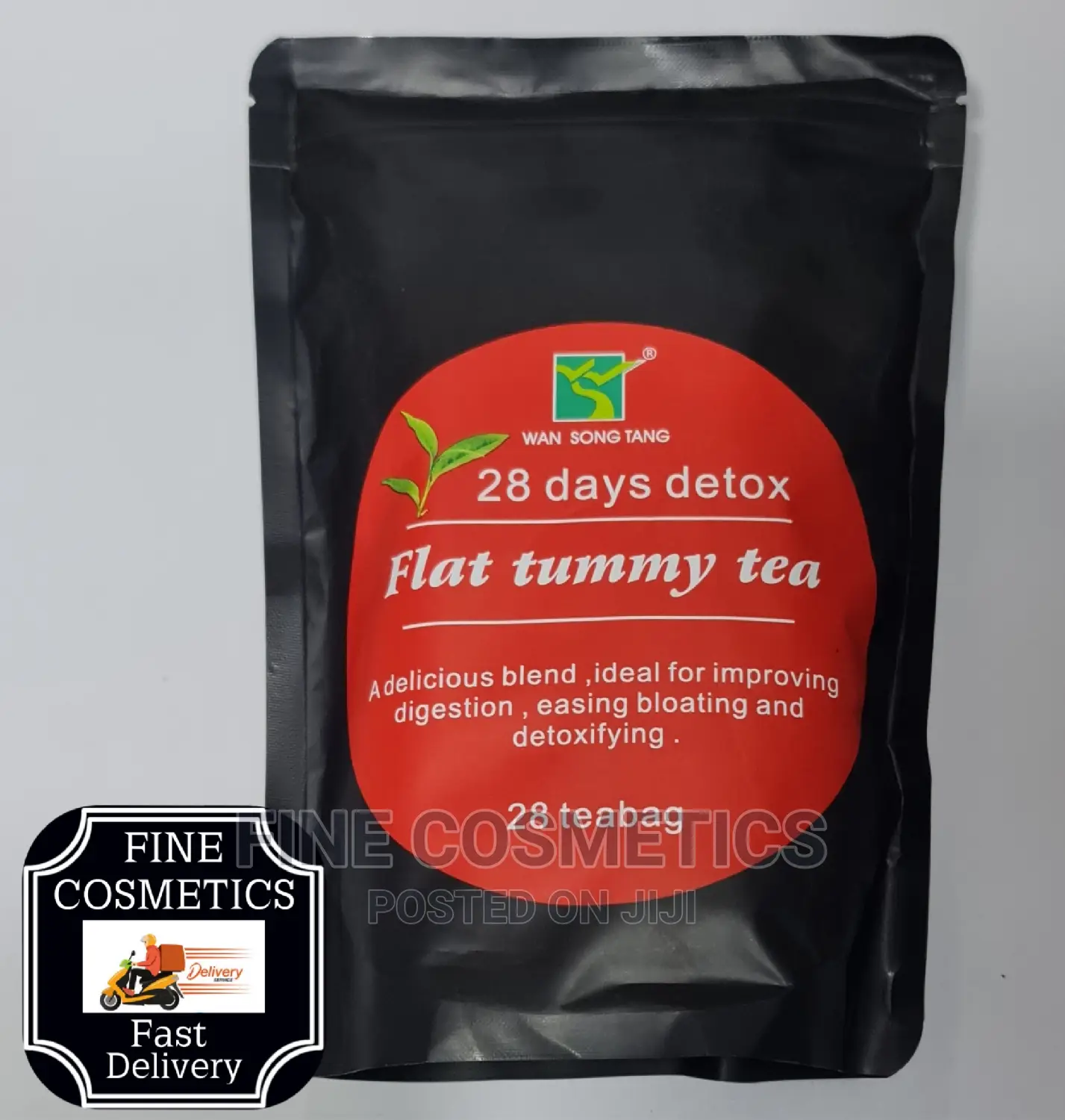 Flat Tummy Tea 28 Days Detox With Moringa, Slimming Tea Bag