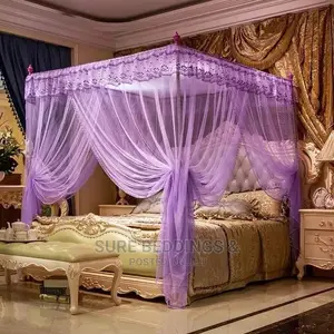 Four Stands Flat Top Mosquito Nets