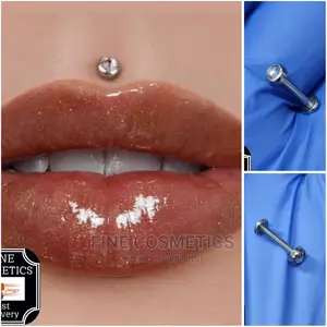 14G Labret Monroe Lip Ring Mouth Pin Studs Medusa Piercing