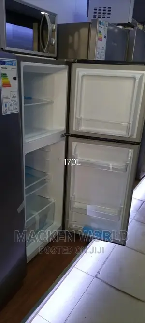 170L Hisense Double Door Fridge New