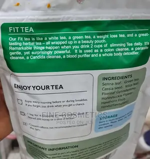 FIT TEA Organic Premium Herbal 28 Days Slimming Tea Bags