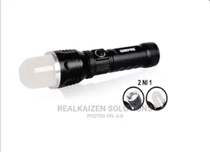 Geepas 2 In1 Rechargeable Led Flashlight