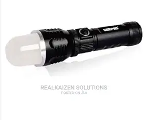 Geepas 2 In1 Rechargeable Led Flashlight