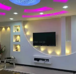 Gypsum Tv Unit