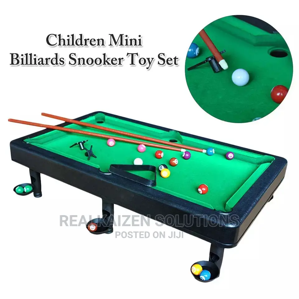 Kids Mini Champion Billiard Game Snooker Ball Pool Table