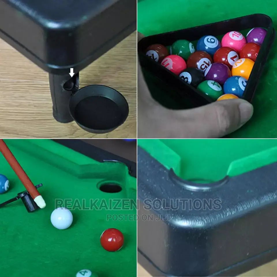 Kids Mini Champion Billiard Game Snooker Ball Pool Table