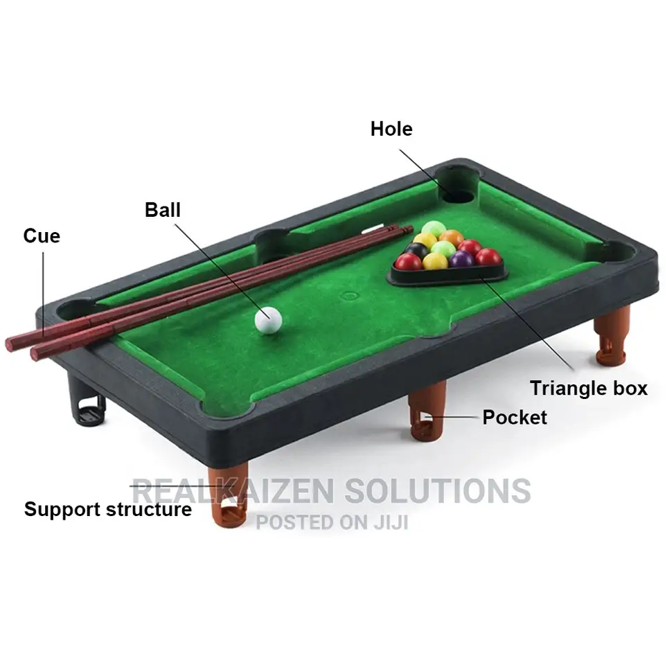 Kids Mini Champion Billiard Game Snooker Ball Pool Table