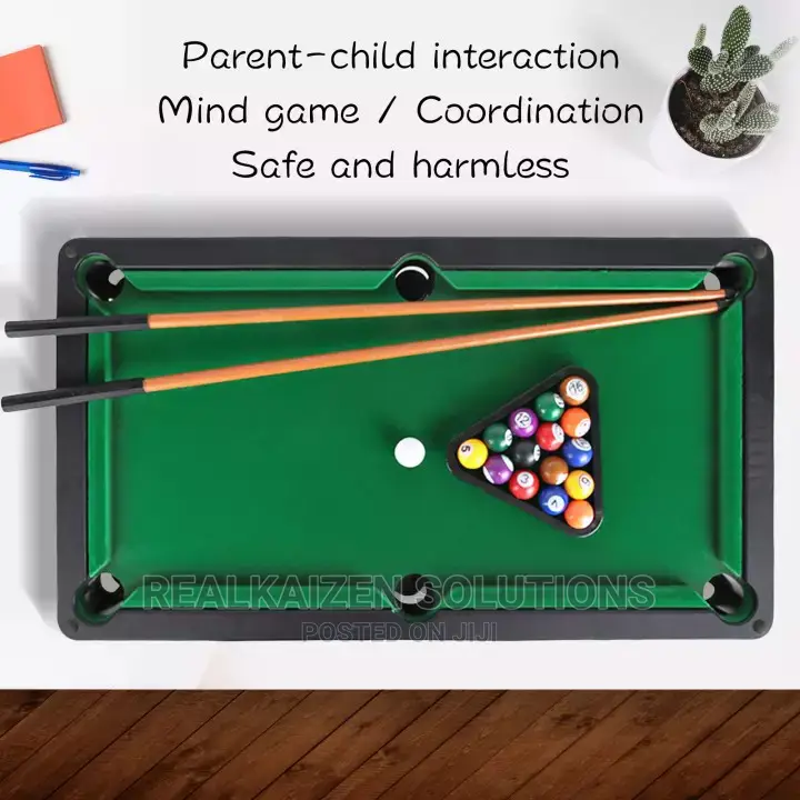 Kids Mini Champion Billiard Game Snooker Ball Pool Table