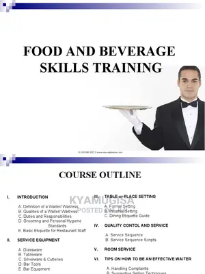 Hotel/Restaurant Staff Recruitment and Training