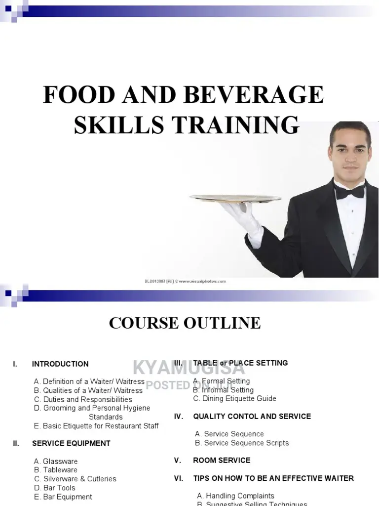 Hotel/Restaurant Staff Recruitment and Training