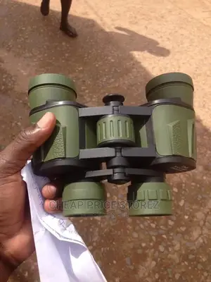 These Green 8x40 Binoculars Feature Rubberized Armor for Shock