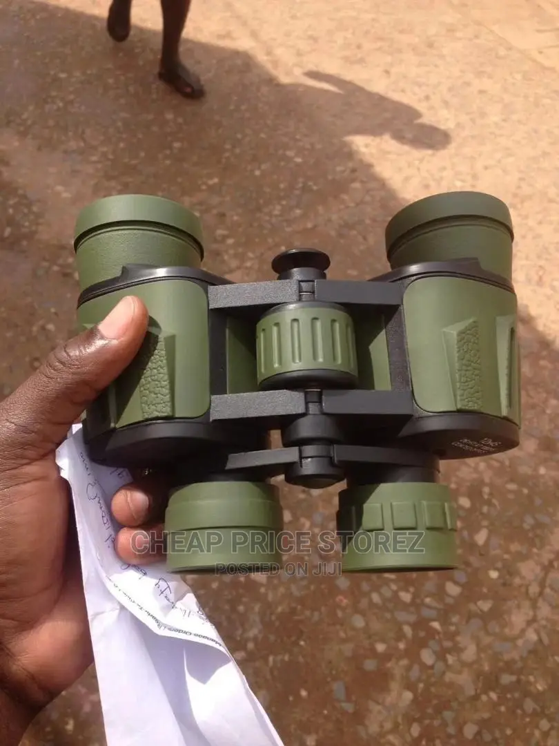 These Green 8x40 Binoculars Feature Rubberized Armor for Shock