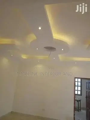 Living Room Gypsum Ceiling Installation
