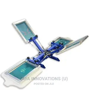 Screen Printing Machine 4 Colour Double Station Printer