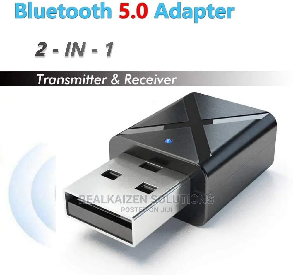 Upgraded 2 In 1 USB Bluetooth 5 Transmitter Receiver Adapter