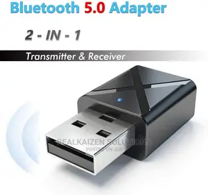 Upgraded 2 In 1 USB Bluetooth 5 Transmitter Receiver Adapter