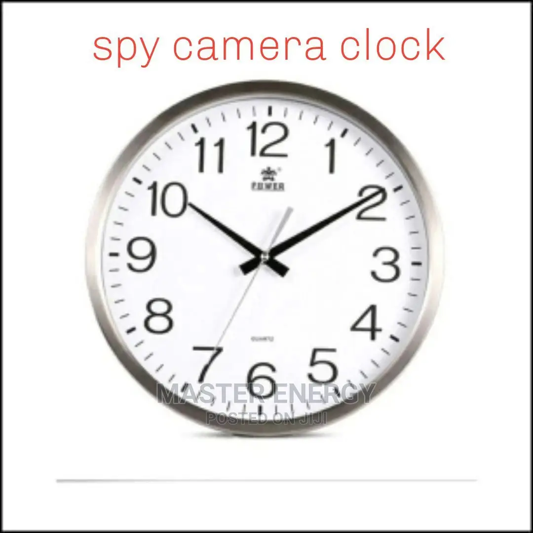 Spy Camera Clock