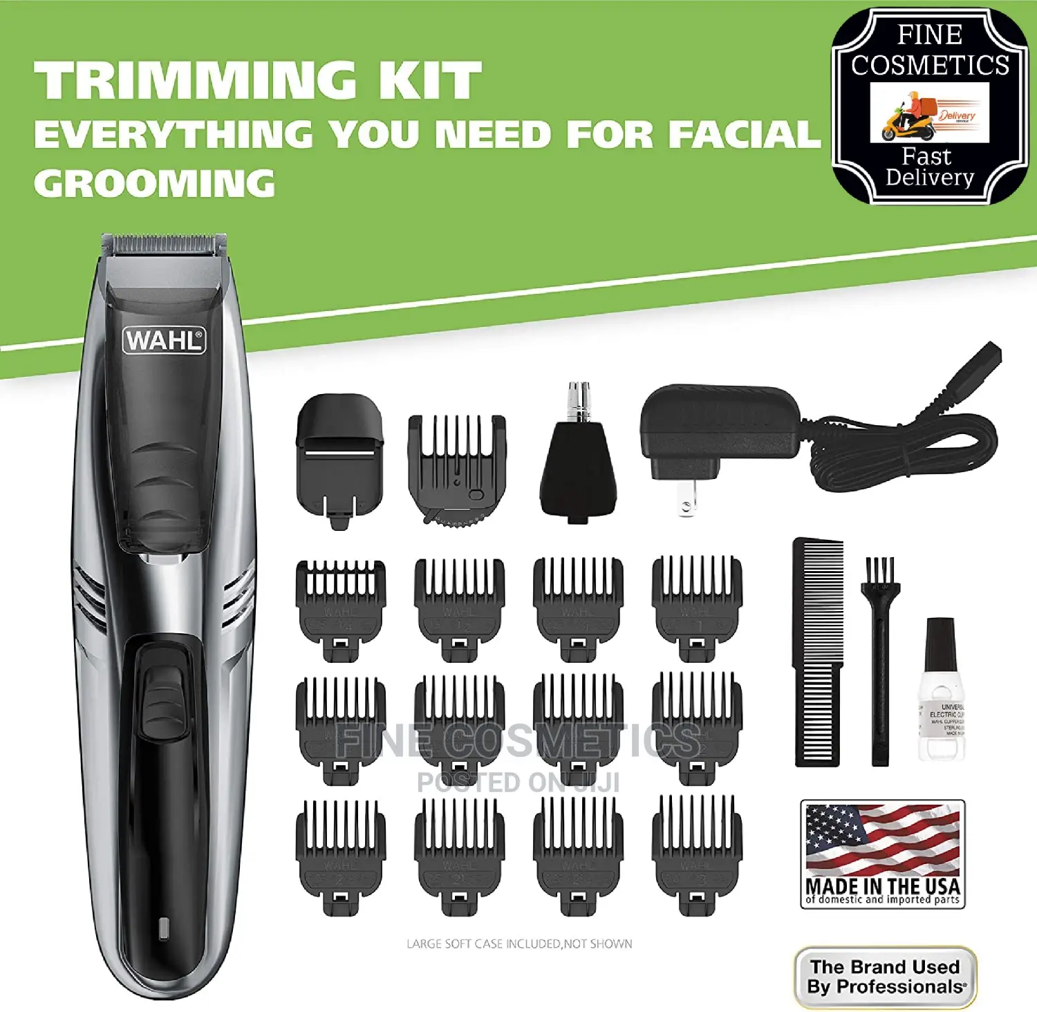 WAHL Vacuum Hair Trimmer Rechargeable Home Shaving Tools