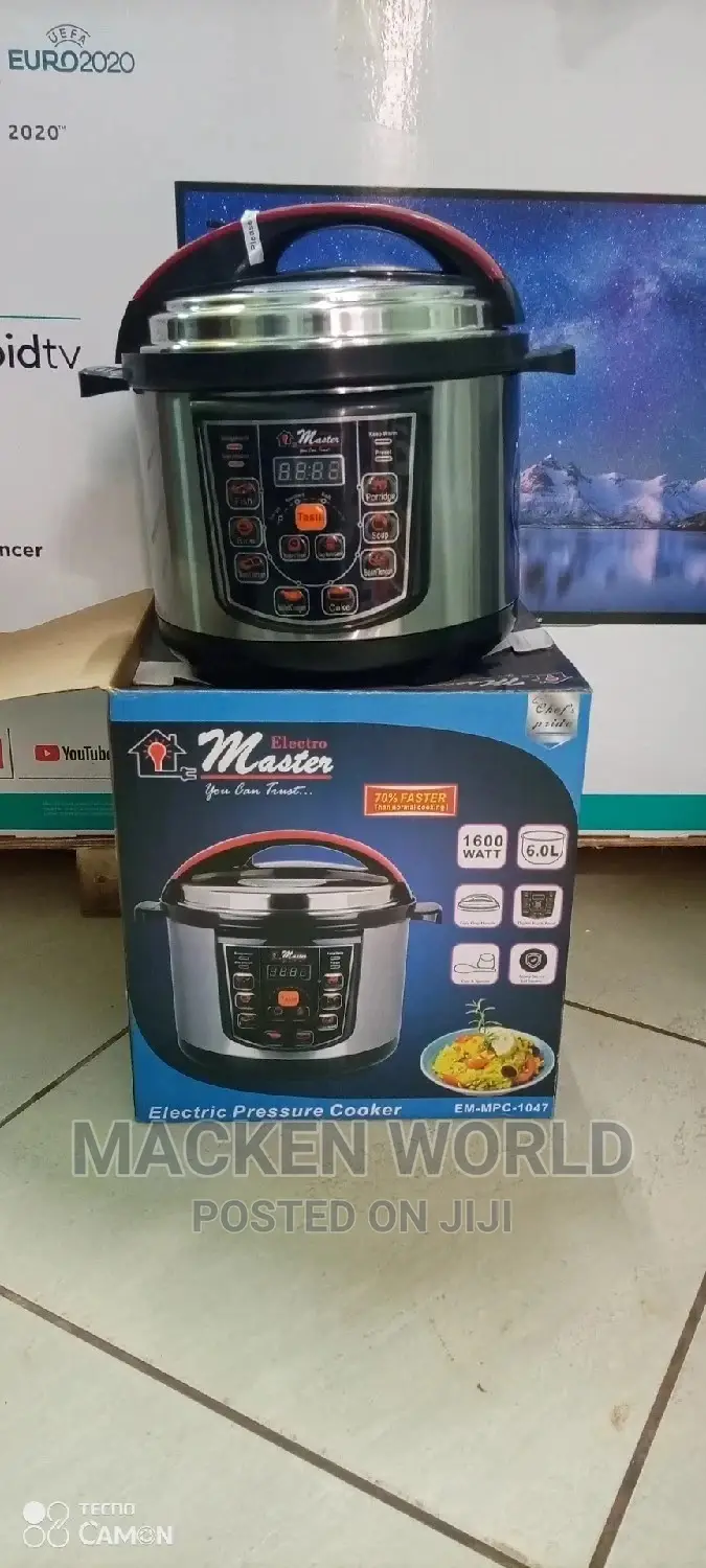 6.0L Electro Master Pressure Cooker